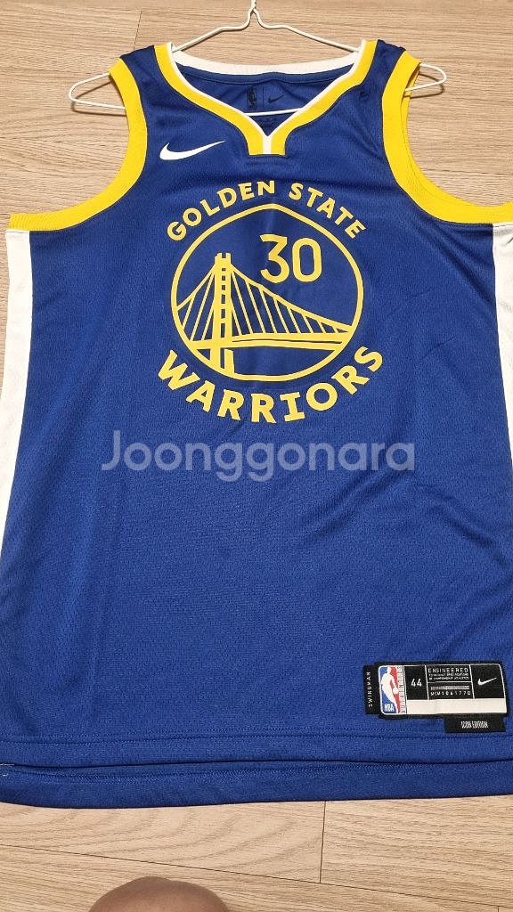 NBA 나이키 커리 골든 스테이트워리어스 유니폼 M--3