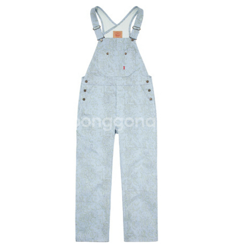[M] 슈프림 리바이스 17FW 스네이크 오버롤 블루--0