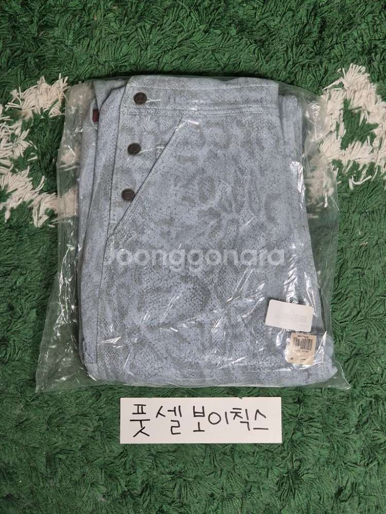 [M] 슈프림 리바이스 17FW 스네이크 오버롤 블루--6