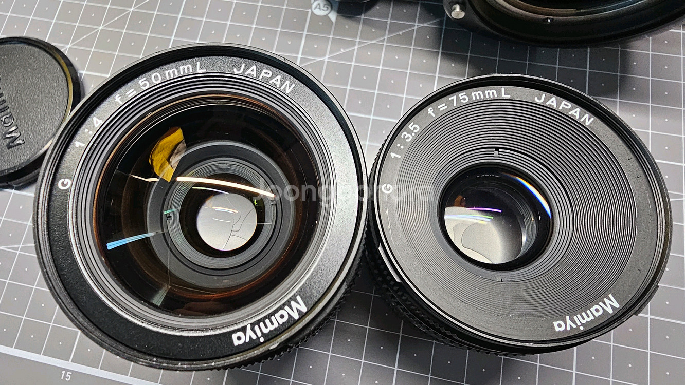 마미야6 50mm 75mm 렌즈셋--1
