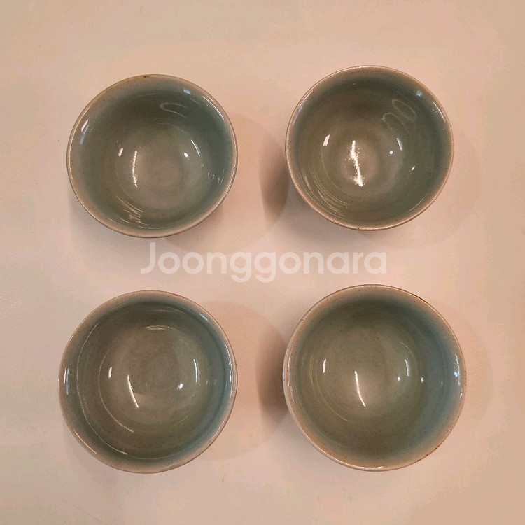 1300도씨 청자 찻잔 (다기)--1