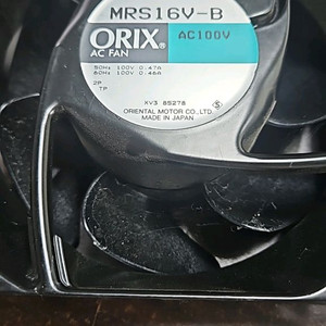 orix mrs16v-b 냉각팬