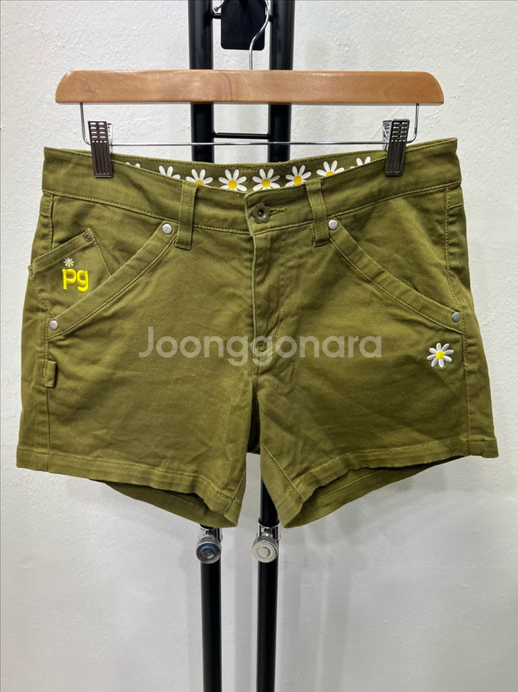 정품) 파리게이츠 여성 골프 데님 반바지 2--0