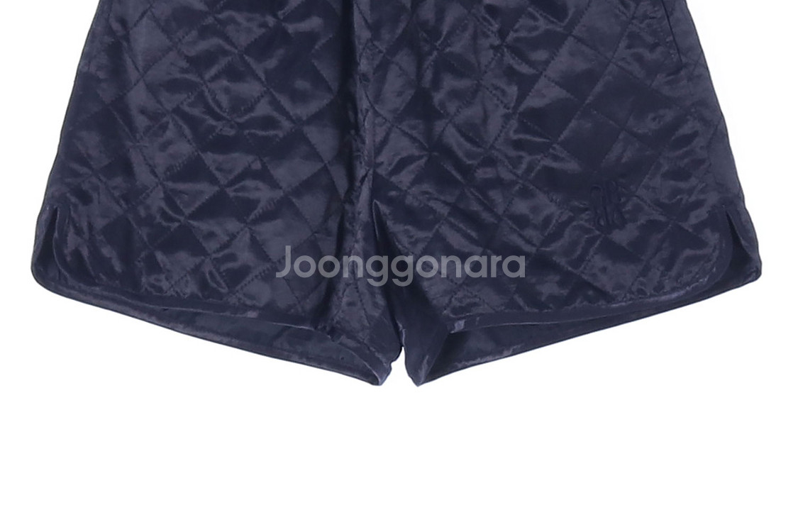 [S]그로브 자수로고 퀼팅 패딩 밴딩 반바지 쇼츠 스웨--2