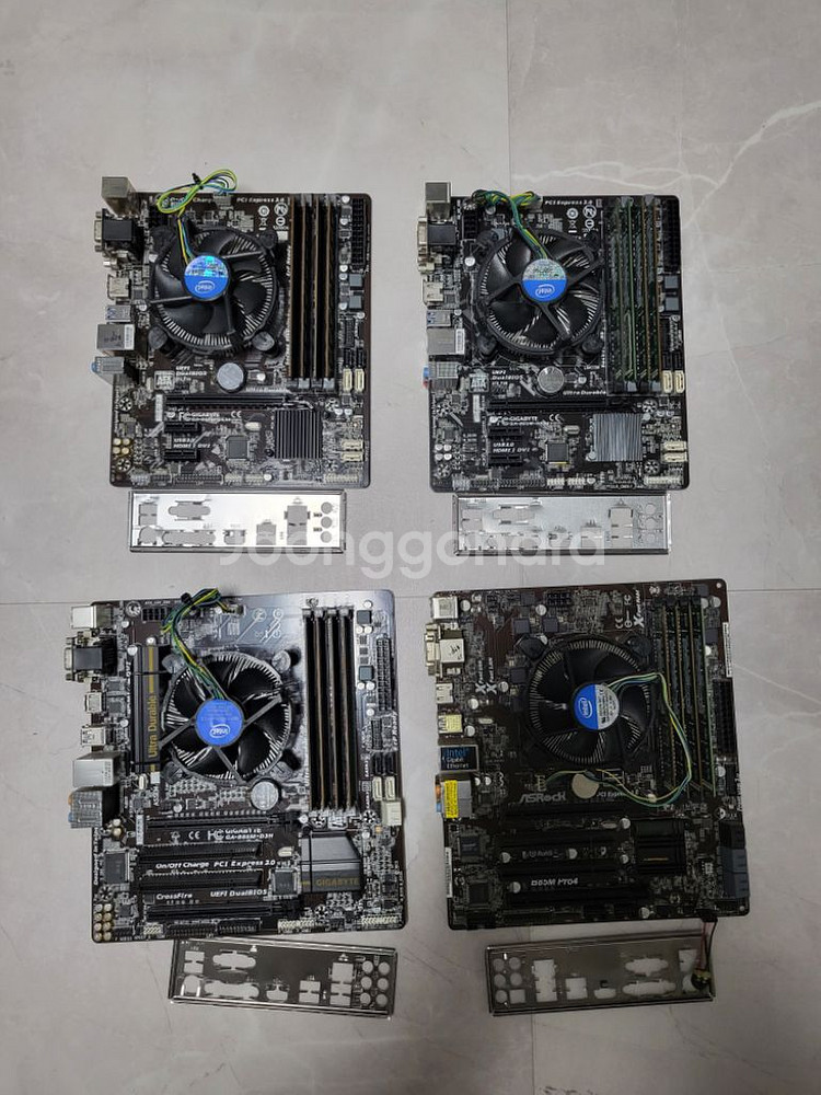 B85M보드+i5 4590+16G+쿨러--0