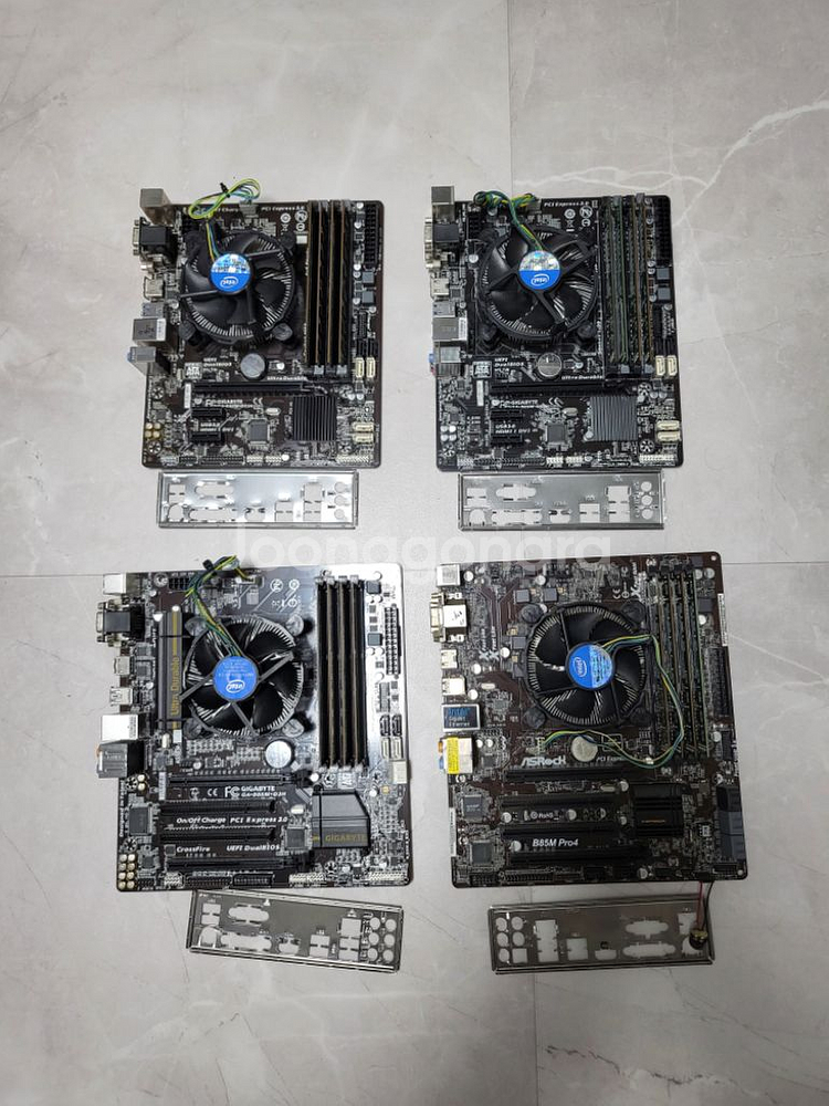 B85M보드+i5 4590+16G+쿨러--1