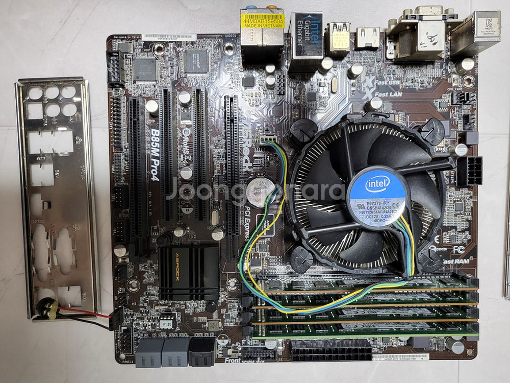 B85M보드+i5 4590+16G+쿨러--2