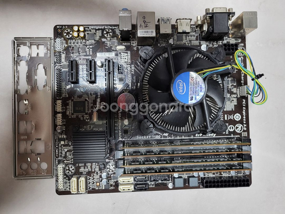 B85M보드+i5 4590+16G+쿨러--3