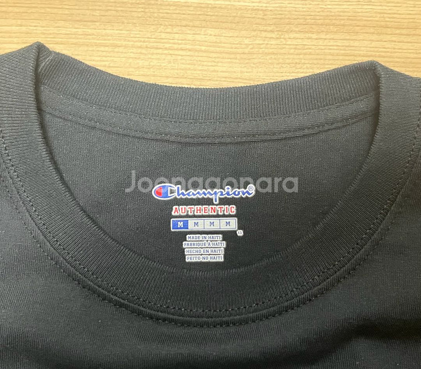 [M] 챔피온 릴리즘프로덕트 알리 반팔 티셔츠 블랙--1