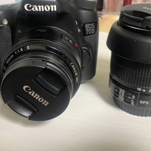 캐논 70D+렌즈+삼각대