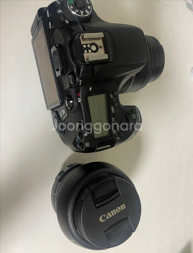 캐논 70D+렌즈+삼각대--3