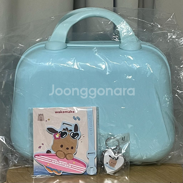 웨이크메이크 태닝 포차코 러기지택 레디백 거울 키링--0