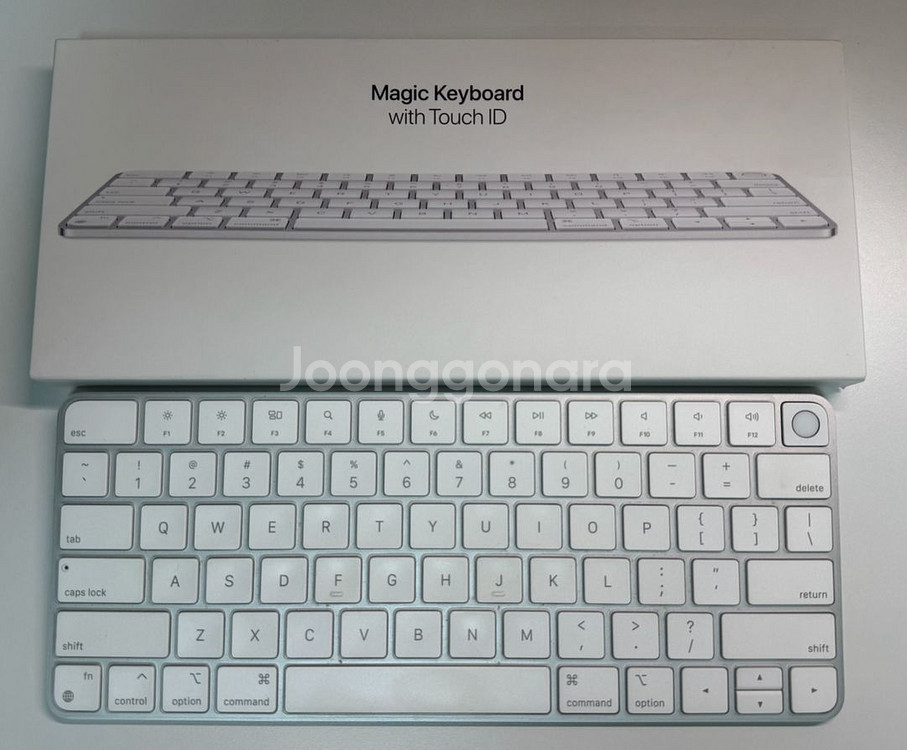 애플 매직키보드 터치ID 영문버전 신품급 박스풀셋 판매--0