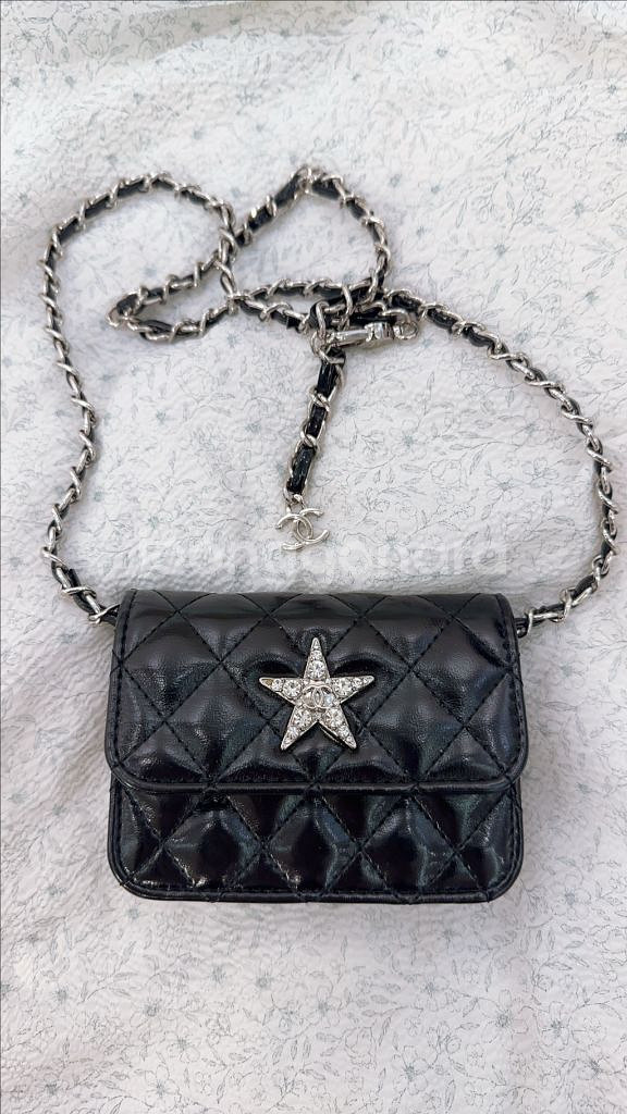 샤넬 별 체인백 블랙--0