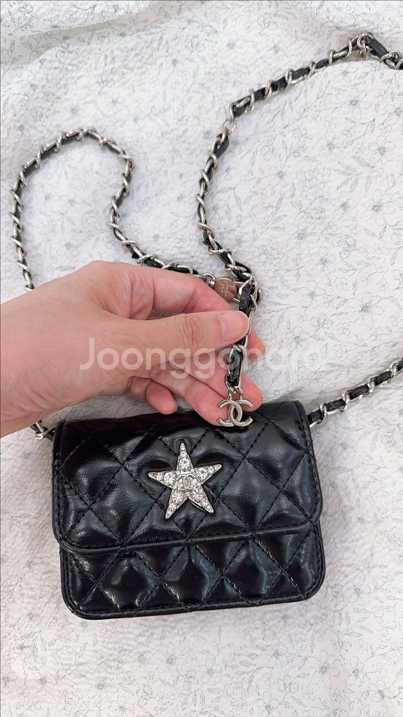 샤넬 별 체인백 블랙--2