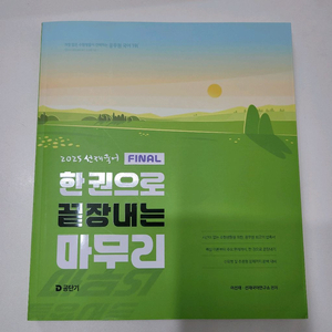 2025 선재국어 한권으로 끝장내는 마무리