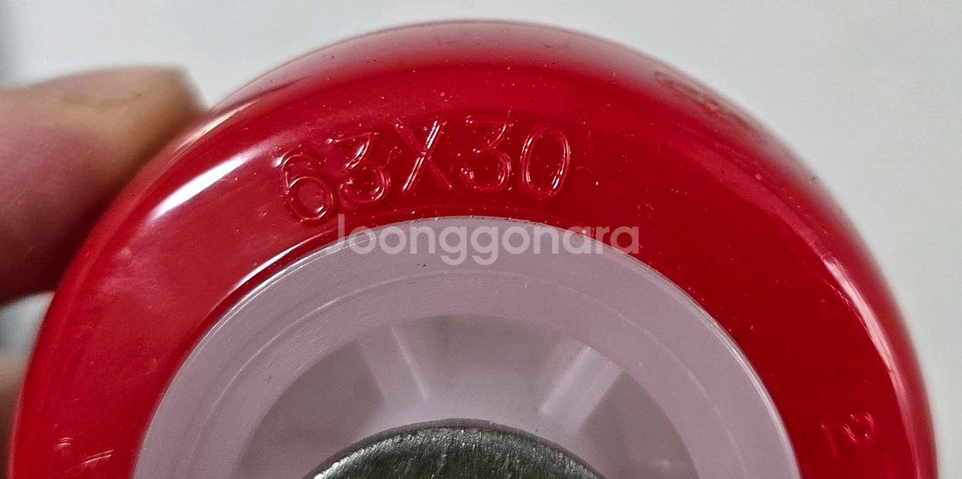 [미사용]우레탄 캐스터 63x30 외--2