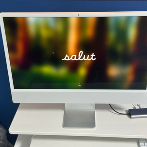 iMac 아이맥 m1 16기가 1tb 8코어 그레이