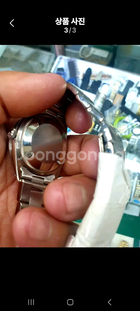 로렉스 36mm 청판--2
