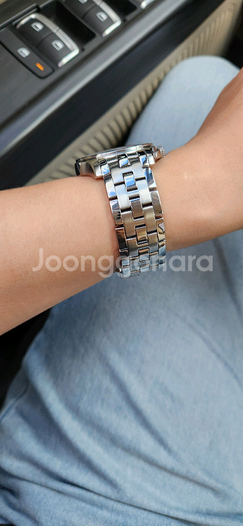 해밀턴 오픈하트 흰판40mm--1