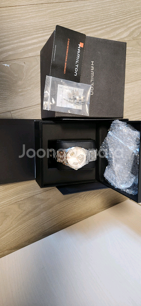 해밀턴 오픈하트 흰판40mm--7