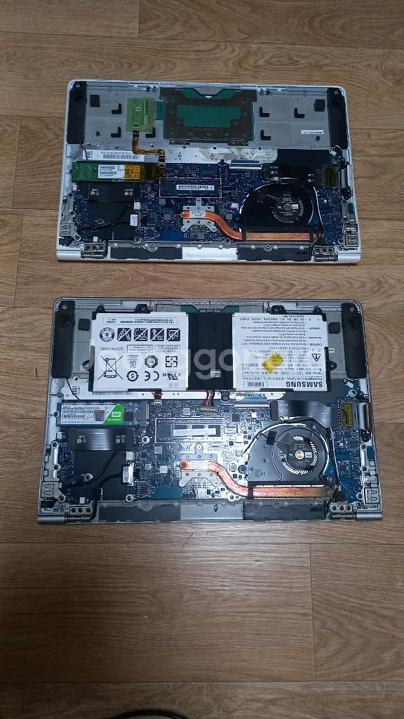 삼성노트북 nt900 2대부품용--0