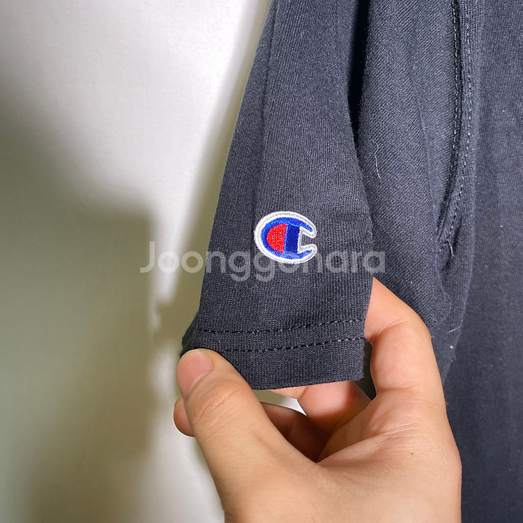 M)챔피온 블루택 반팔 티셔츠--6