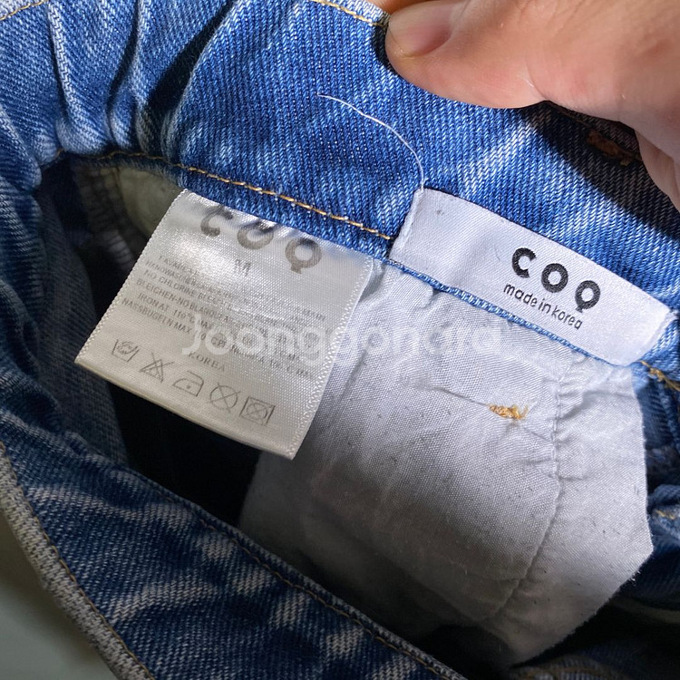 M)COQ 카펜터 데님 청바지--5