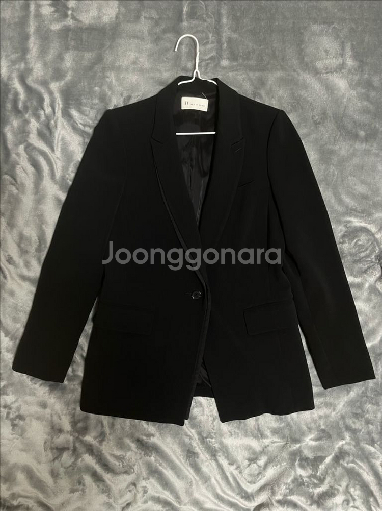 [무료재송] 잇미샤 더블 카라 블랙 자켓--0