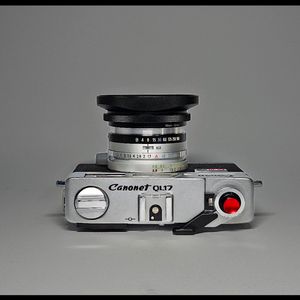 CANON G-III QL 17. 필름카메라. 후레쉬.