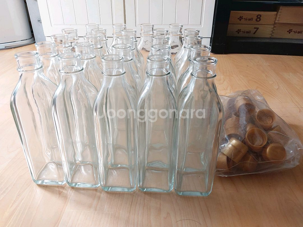 500ml 유리병 24개--0