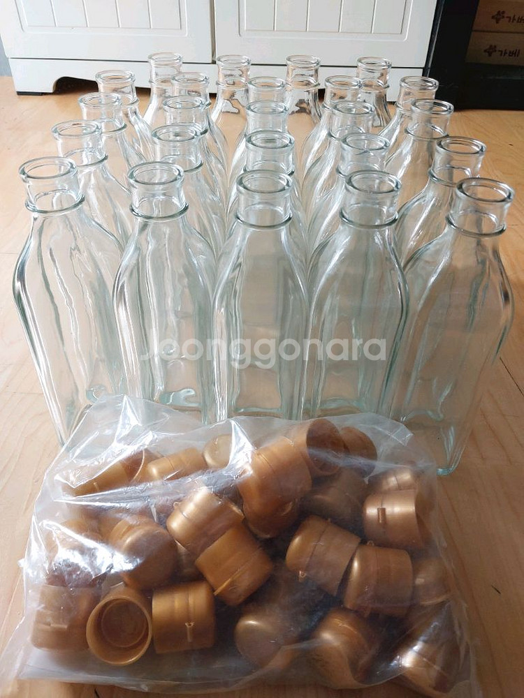 500ml 유리병 24개--1