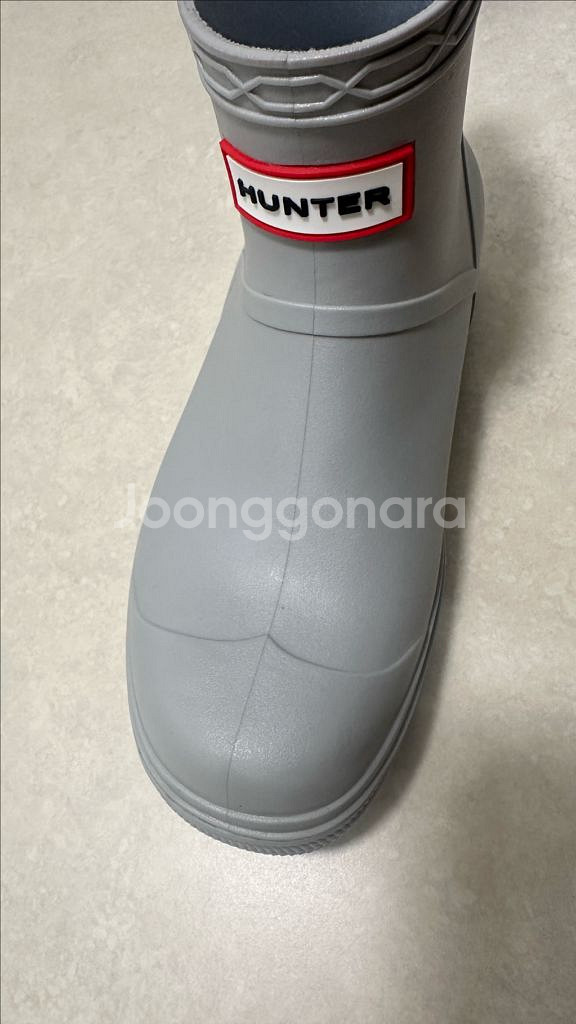 헌터 플레이 몰디드 레인부츠 키높이 장화--7