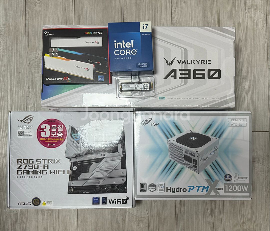 i7-14700k, z790, 튜닝램, 파워, 쿨러 등--0