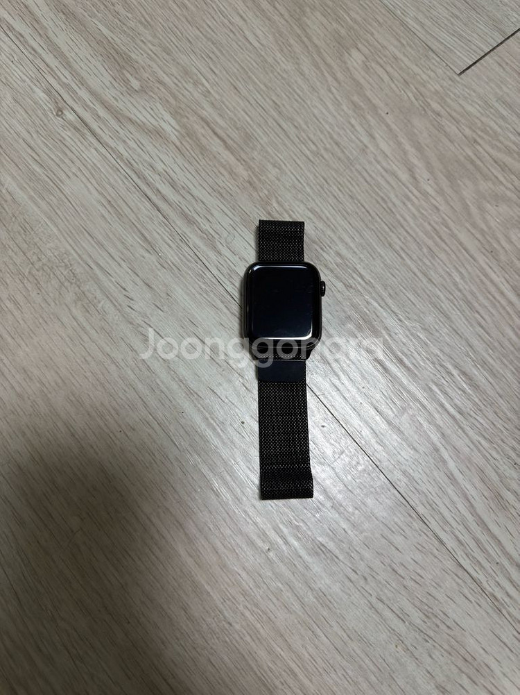 애플워치5 스테인리스 44mm--0