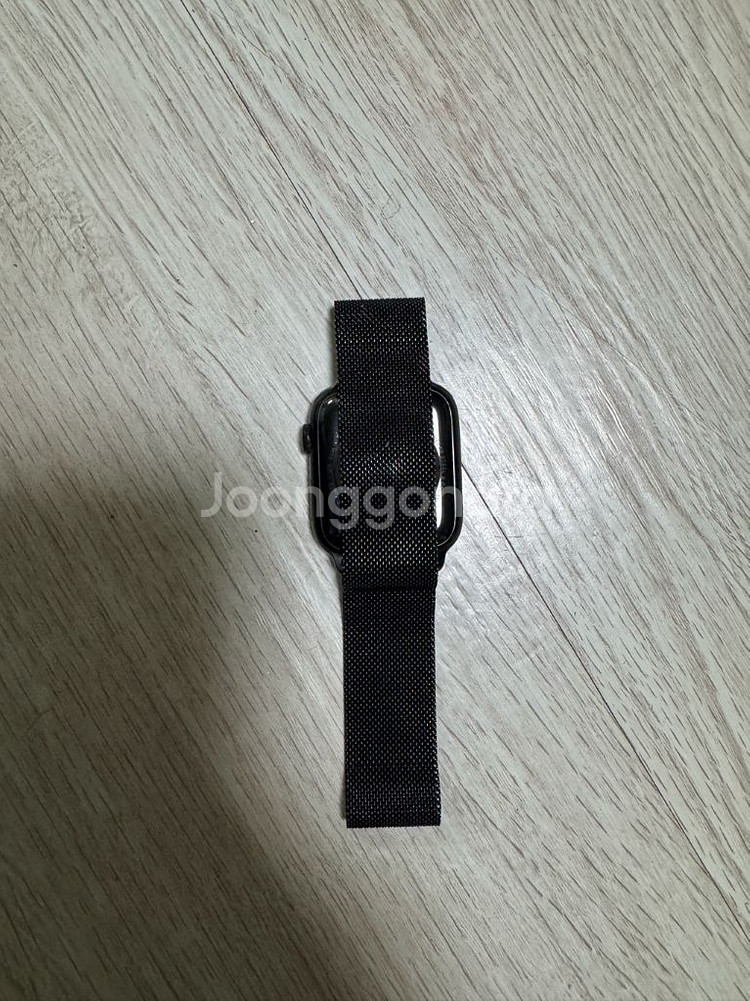 애플워치5 스테인리스 44mm--1