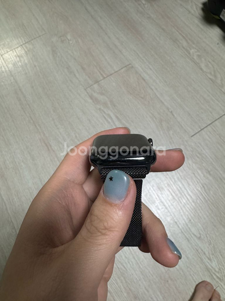 애플워치5 스테인리스 44mm--5