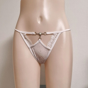 진주 장식 티팬티 90