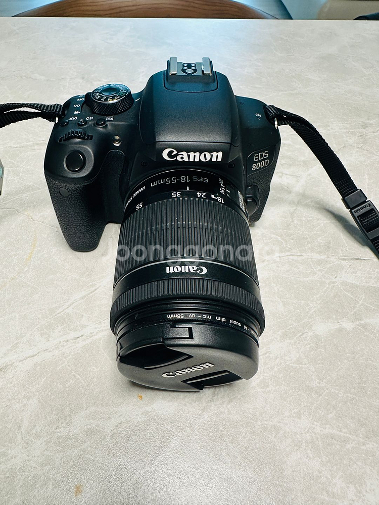 캐논 EOS 800d + EFS 18-55mm 렌즈--0