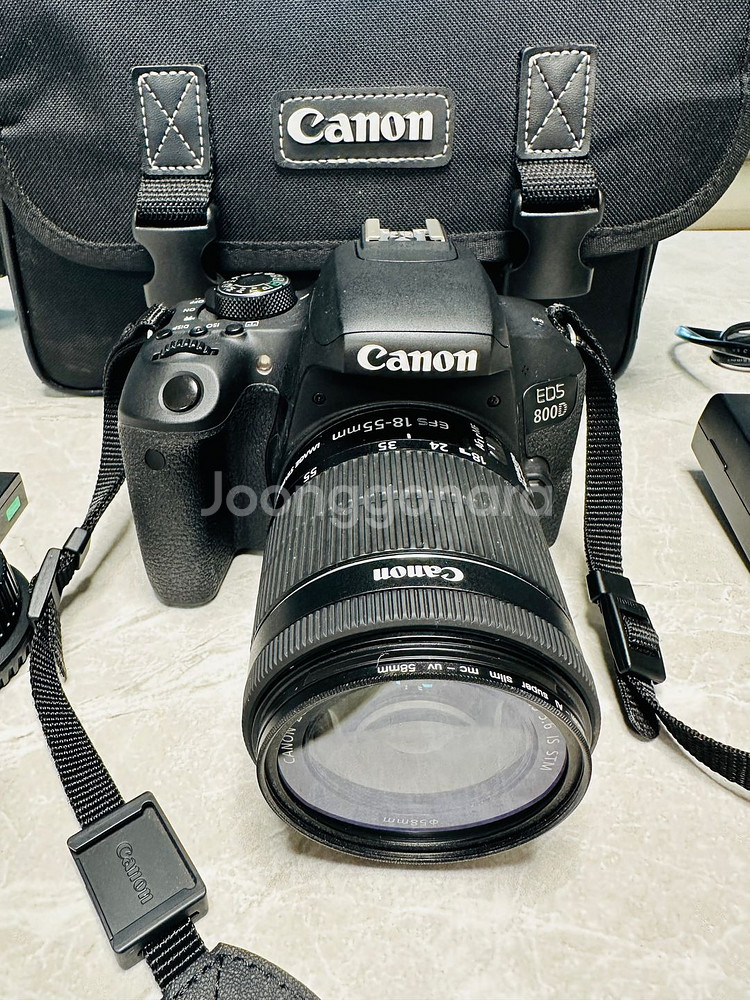 캐논 EOS 800d + EFS 18-55mm 렌즈--8