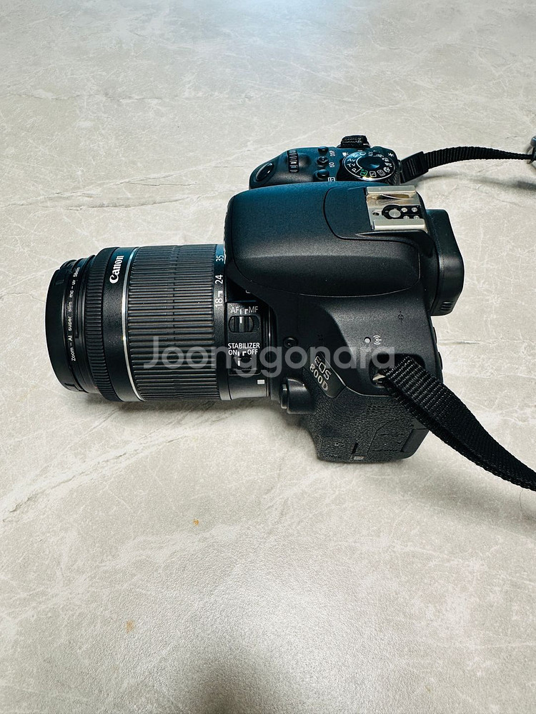 캐논 EOS 800d + EFS 18-55mm 렌즈--4