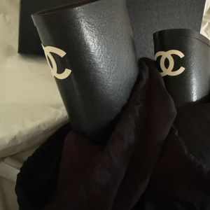 샤넬 레인부츠 37(정품)
