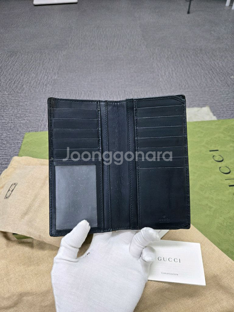 [정품][특가]구찌 인터로킹 장지갑--4