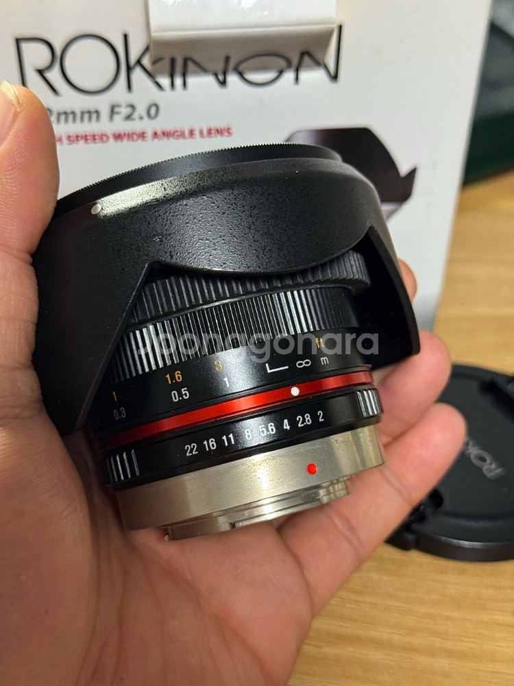 삼양 12mm F2.0 수동 렌즈(마이크로포서드 마운트--5