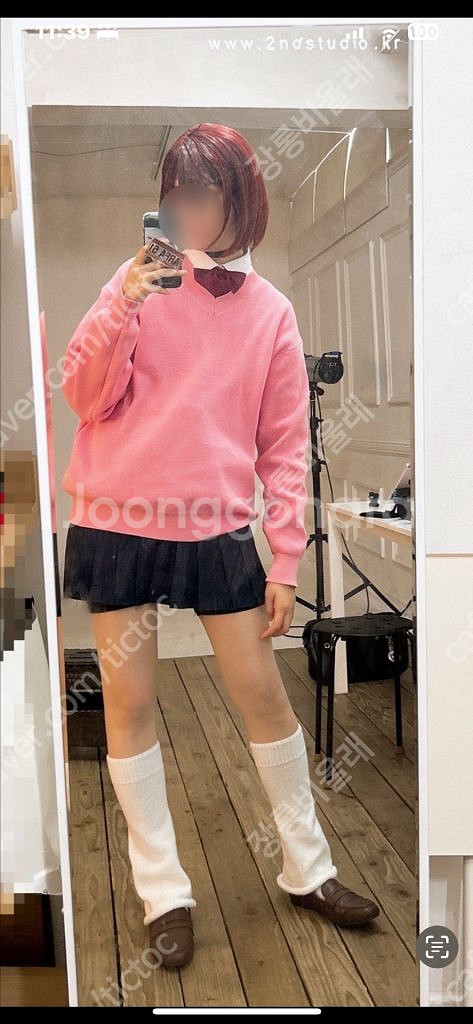 단다단 아야세모모 코스프레 풀셋 의상 2XL--4