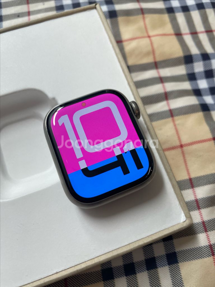애플워치7티타늄에디션 41mm 신품급--0