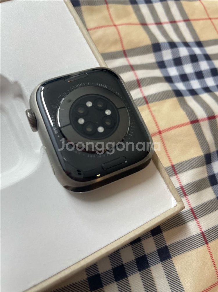 애플워치7티타늄에디션 41mm 신품급--1