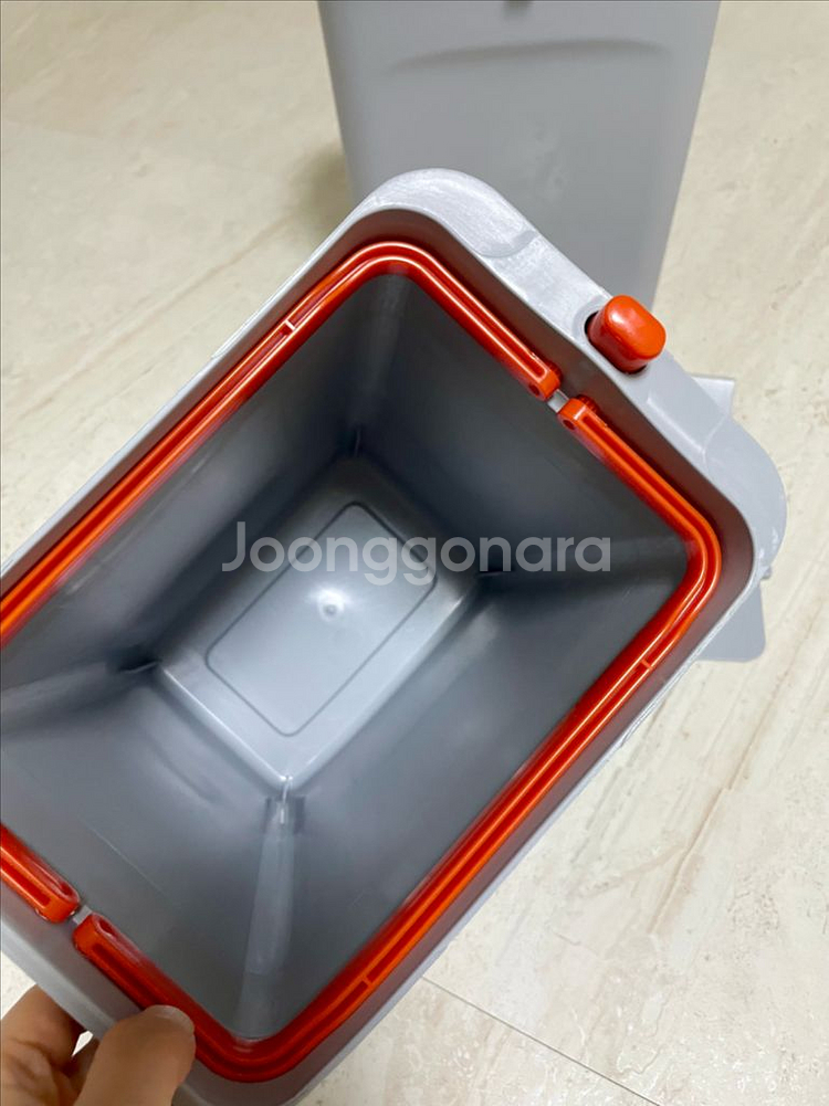 주방 싱크대 걸이식 휴지통 그레이 9L--2