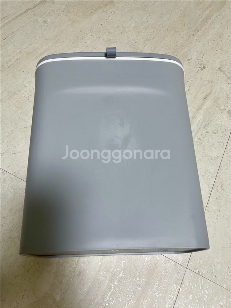 주방 싱크대 걸이식 휴지통 그레이 9L--5