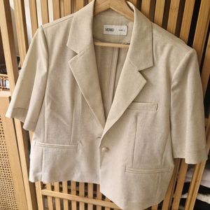 (완전 새제품) MIXXO 싱글 원버튼 자켓 베이지 L